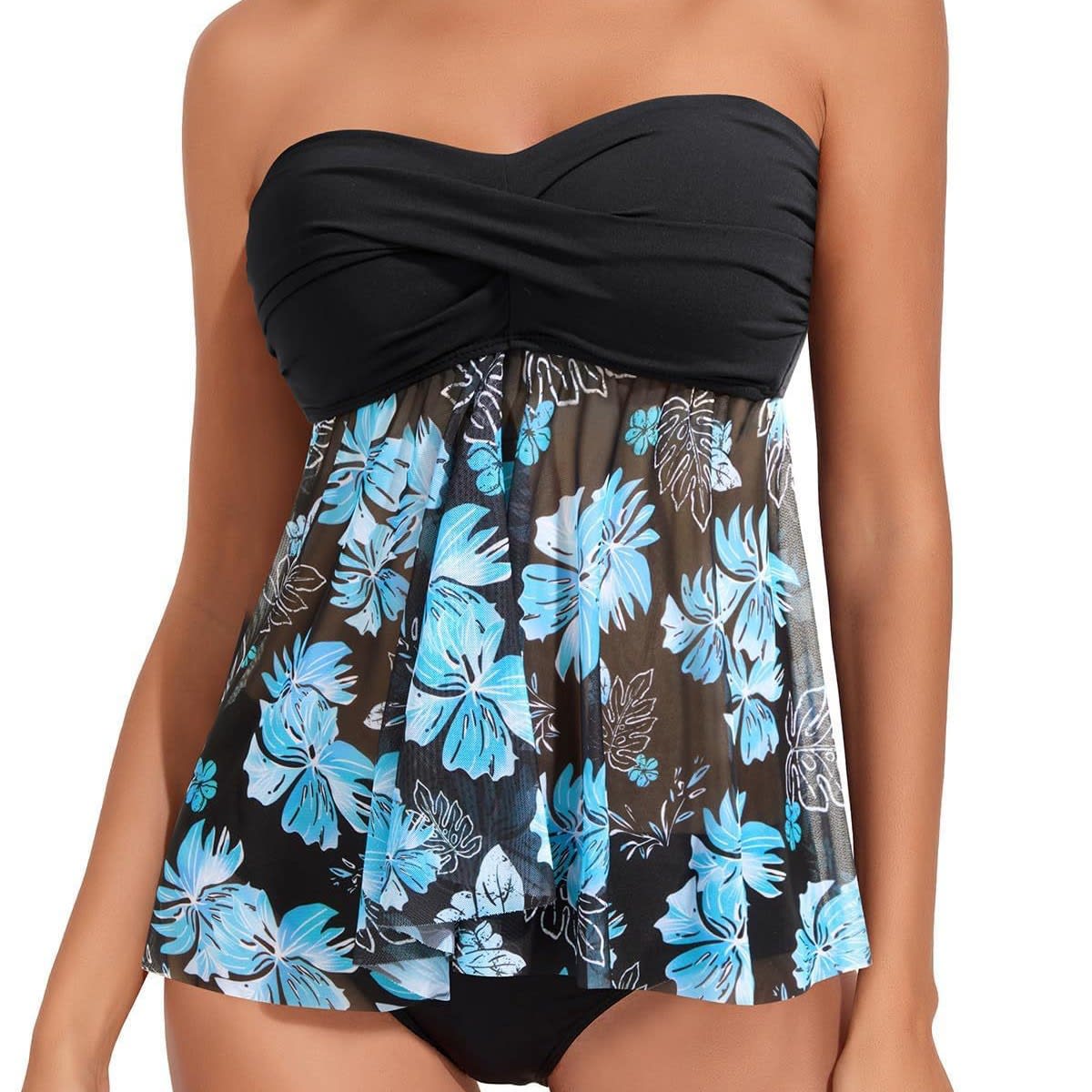 Women's Cover Belly Conservative Skirt Vacation Hot Spring Bathing Suit view 5