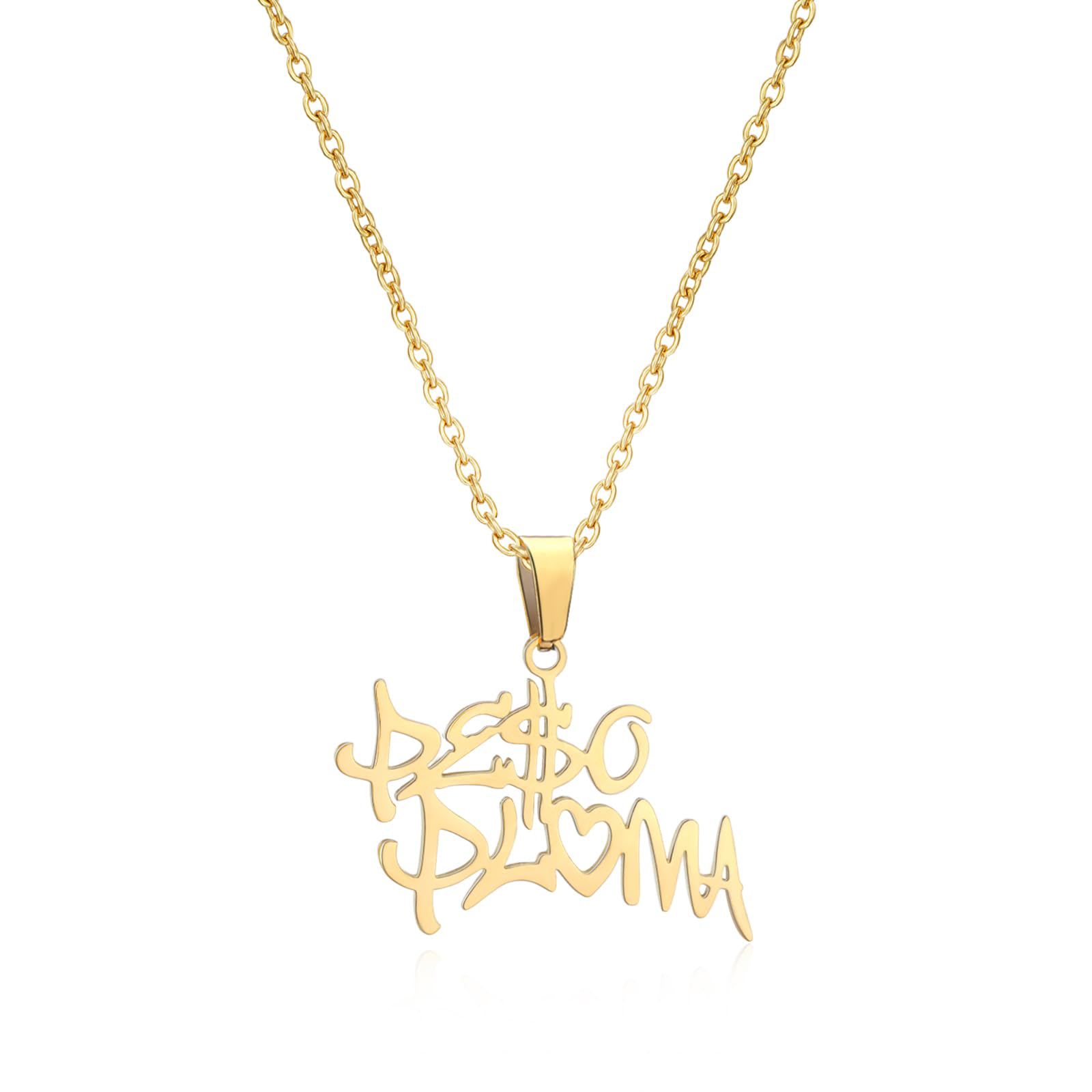 Stainless Steel English Name Necklace For Men And Women view 6