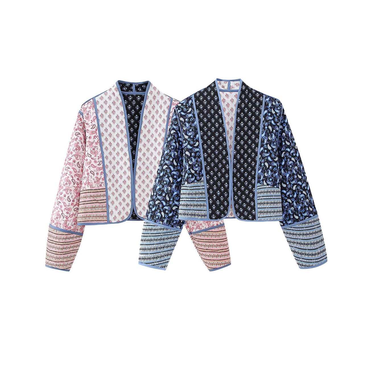 European And American Style Double-sided Quilted Jacket view 4