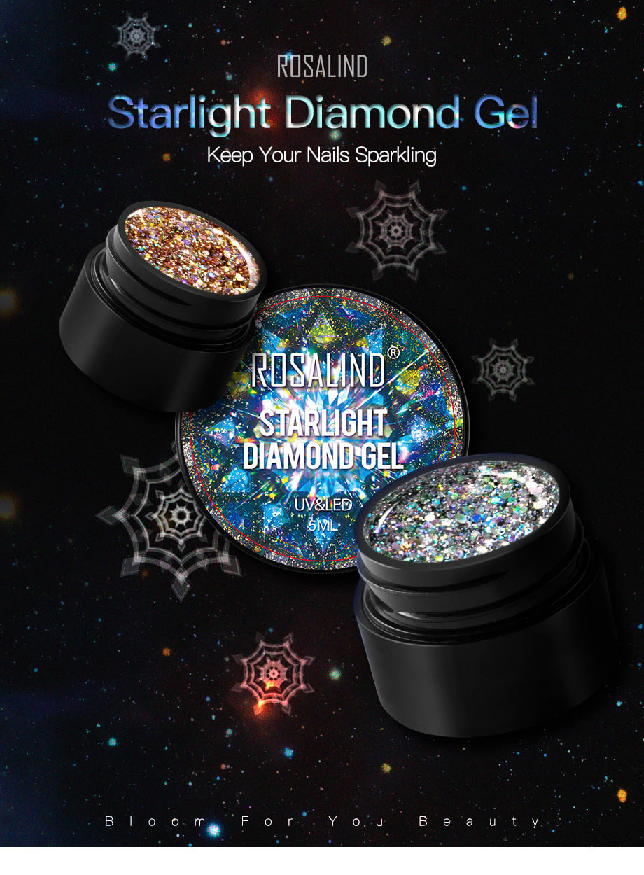 Xingyao Diamond Glue 5ML Gel Nail Polish Seven-color Sequins UV Glue view 7