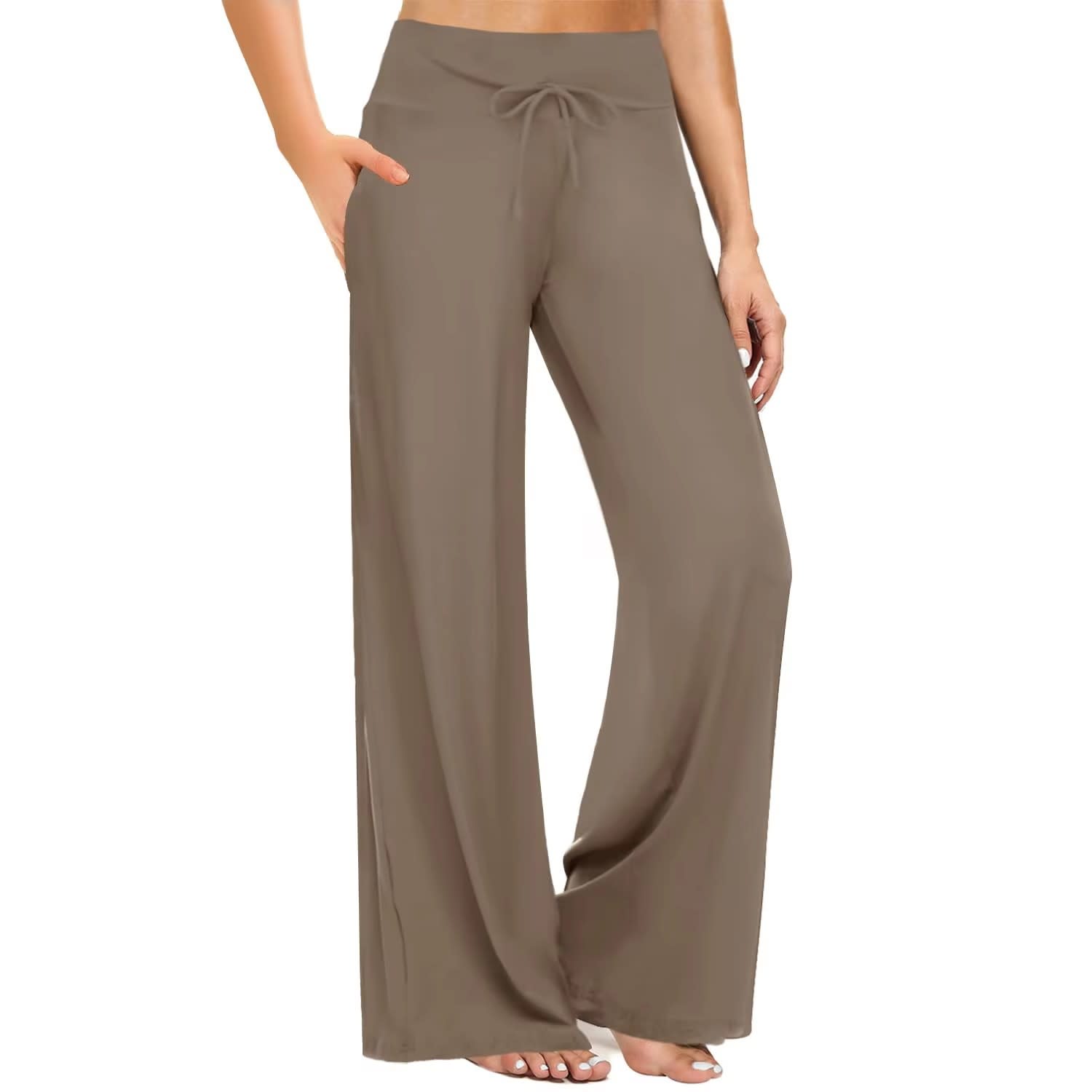 Women's Pajama Printed Wide-leg Pants High Waist view 13