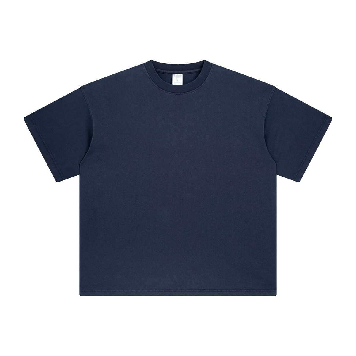 Washed And Worn Dyed Bright White Short Sleeve T-shirt view 14