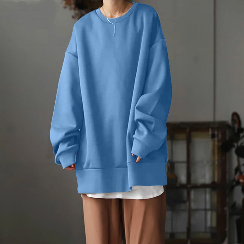 Women's Pullover Round Neck Loose Sweater view 16