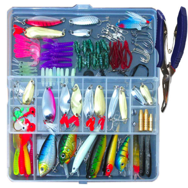 Lure Suit 132 Pieces Suit Multi-function Full Swimming Layer Lure Of Fishing Gear Soft Bait Fishhook view 5