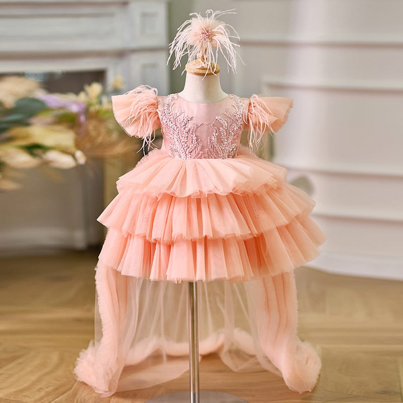 Girls Fashion Personality Small Trailing Cake Dress view 3