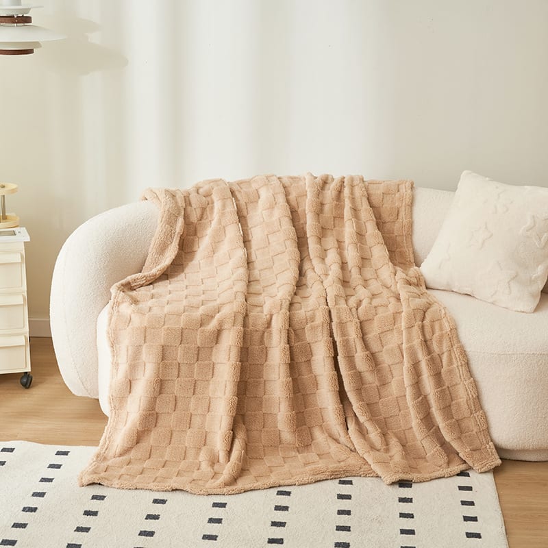 Class A Milk Fiber Four Seasons Blanket Office Nap Blanket view 10