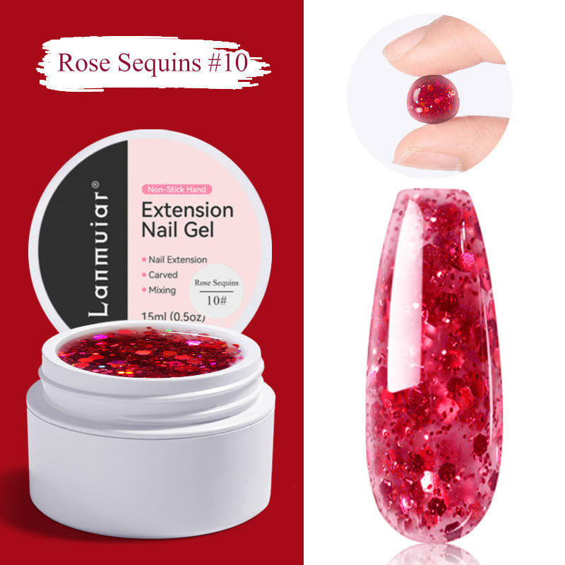 Non-stick Hand Pinch Shaping UV Nail Extension view 14
