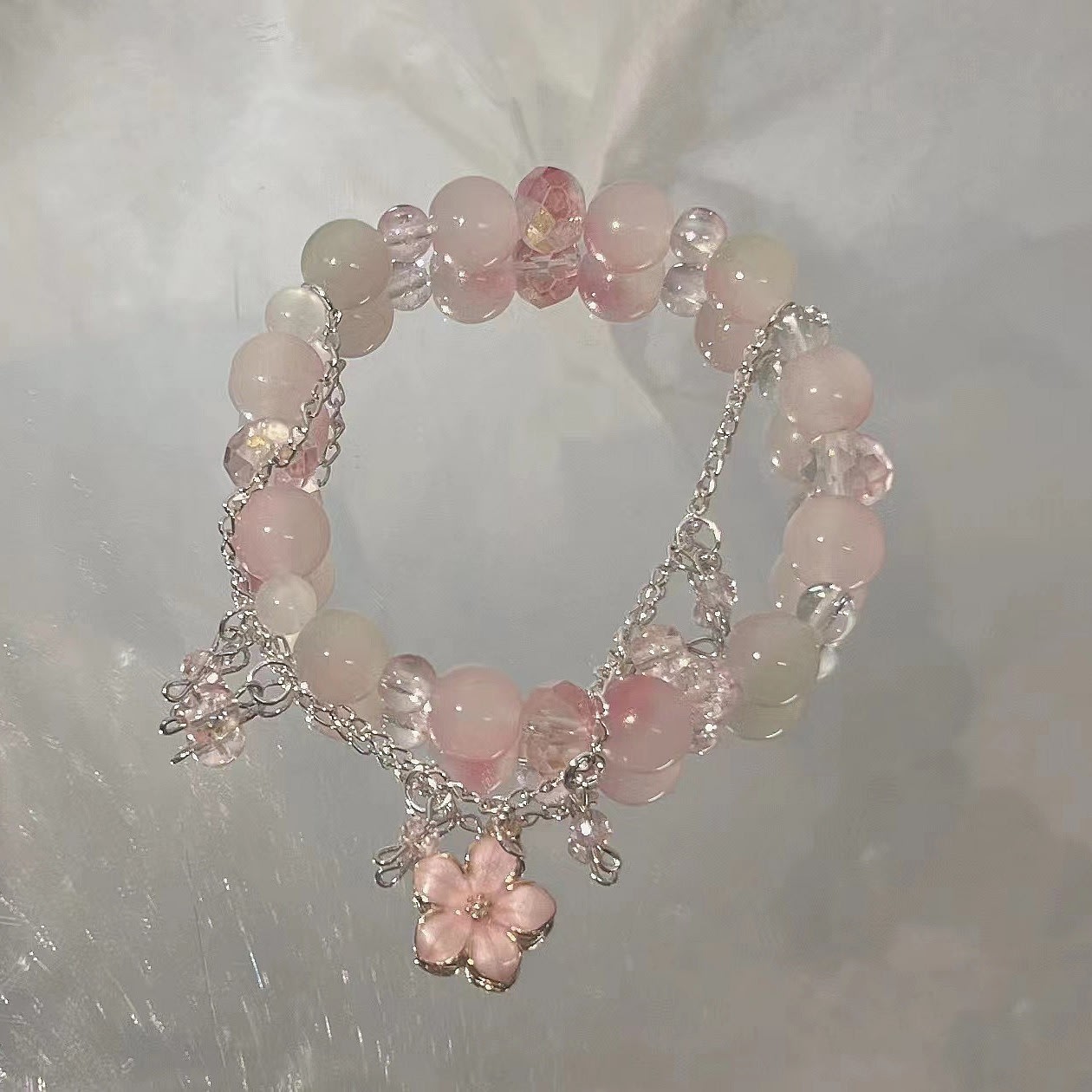 Double Circle Beaded Bracelet Niche Exquisite Bracelet view 21