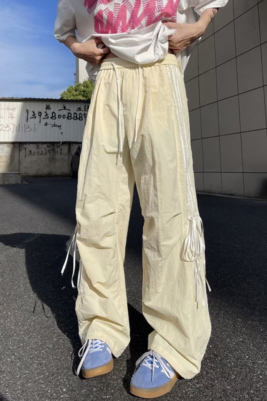 Quick-drying Three-bar Pants Niche Straight Loose Casual Sports Pants view 11