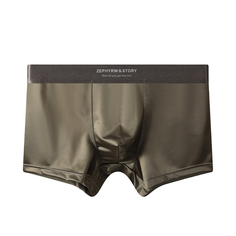 Men's Satin Light Luxury Ice Silk Underwear Summer view 14