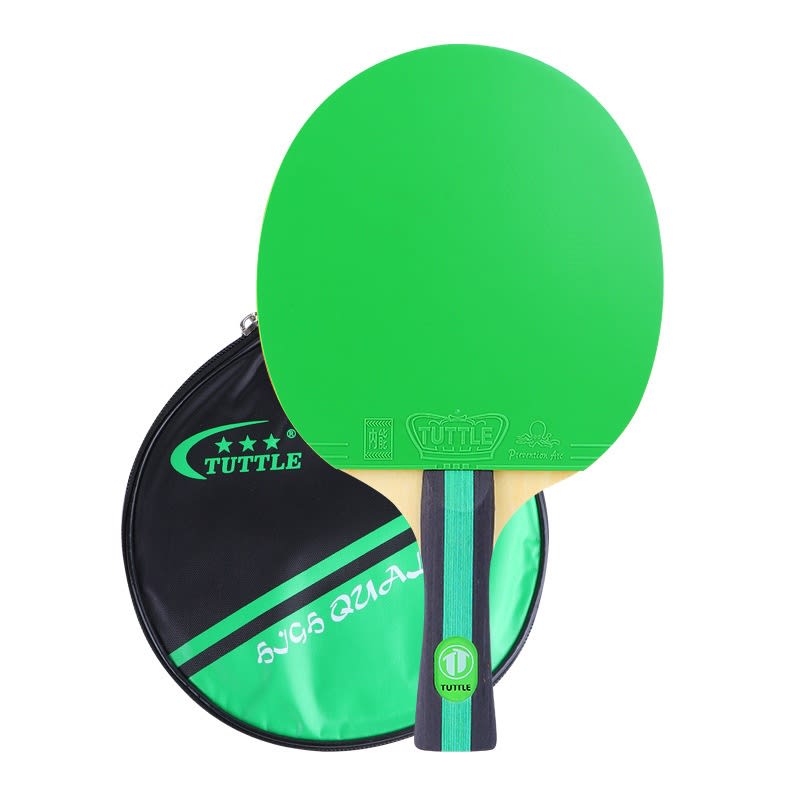 Colorful Pure Wood Single Racket Cover Professional High Elastic Long Handle Horizontal view 15
