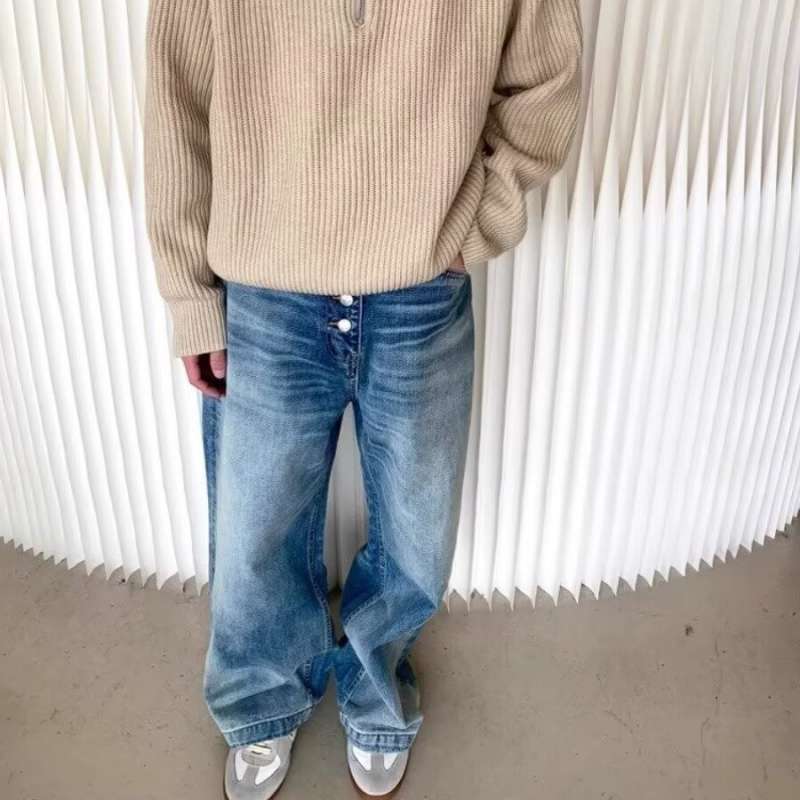 Men's Retro Loose All-matching Casual Pants view 4