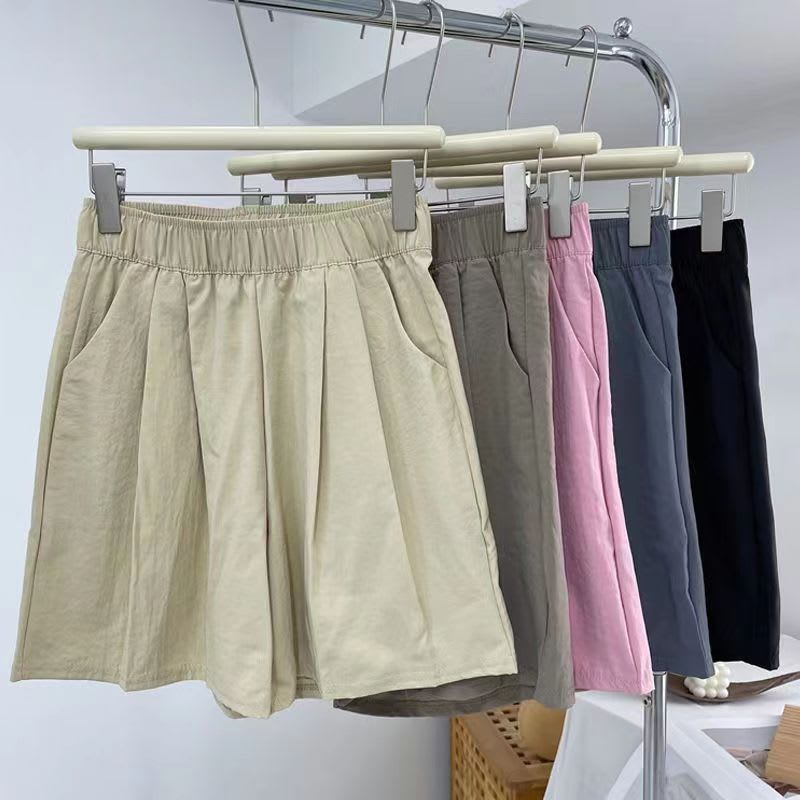 Summer Thin Loose High Waist Casual Japanese Shorts view 8