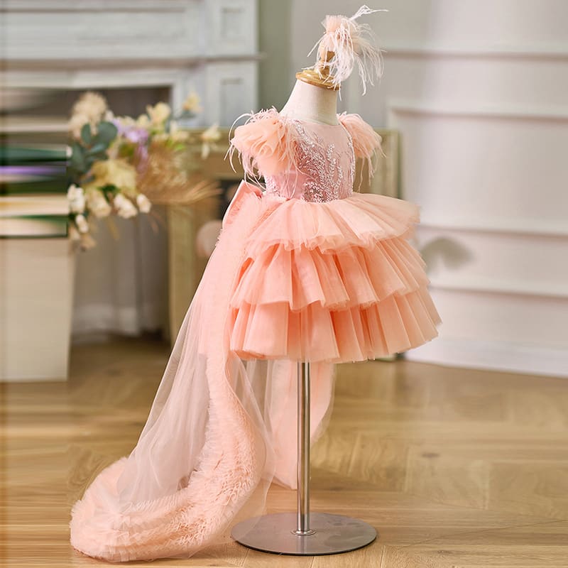 Girls Fashion Personality Small Trailing Cake Dress view 4