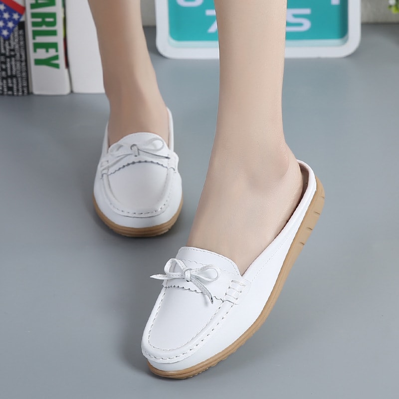 Women's Sandals, Non Slip And Wear-resistant, With A Toe Cap And A Half Trailer In Large Size view 14
