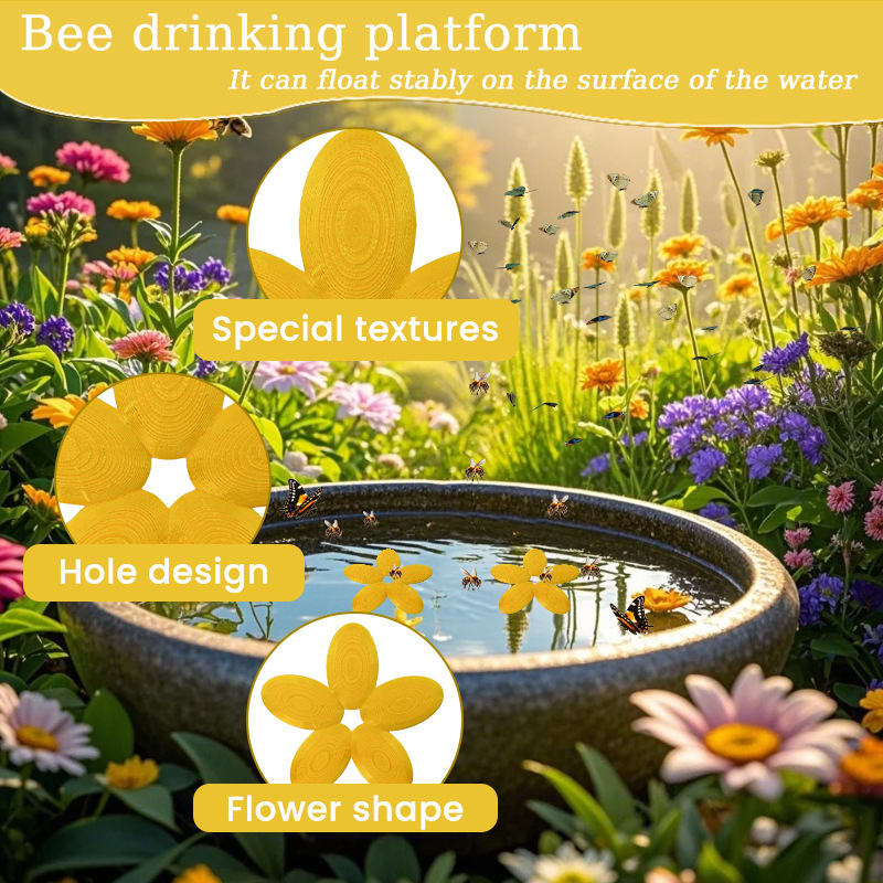 Insect Petal Shape Plastic Drinking Water Platform view 2