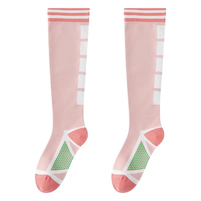 Sports Muscle Compression Socks Women's Elastic Long view 5