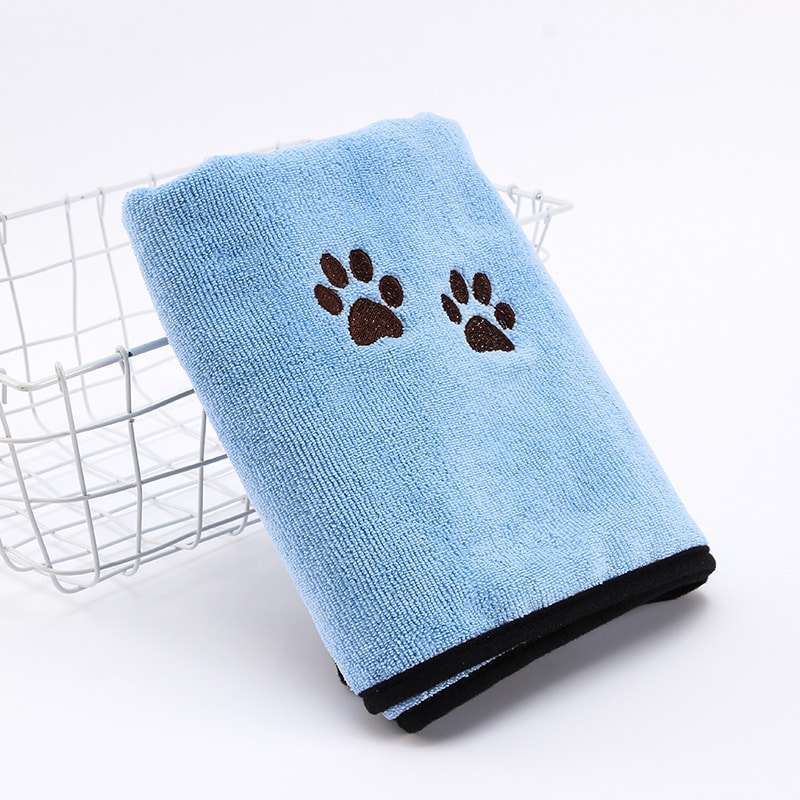 Solid Color Printed Microfiber Pet Towel view 4