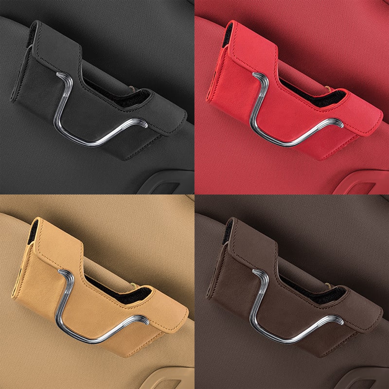Car Glasses Case Sun Visor Storage Box view 3