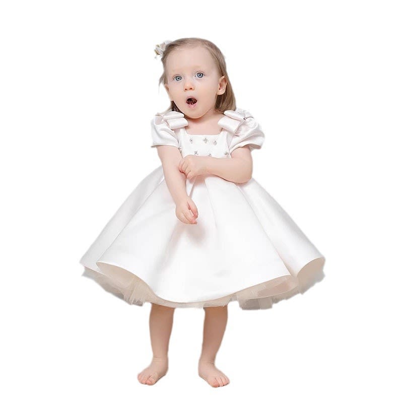 Baby Full-year Birthday Party Baby Puffy Gauze Princess Dress view 3