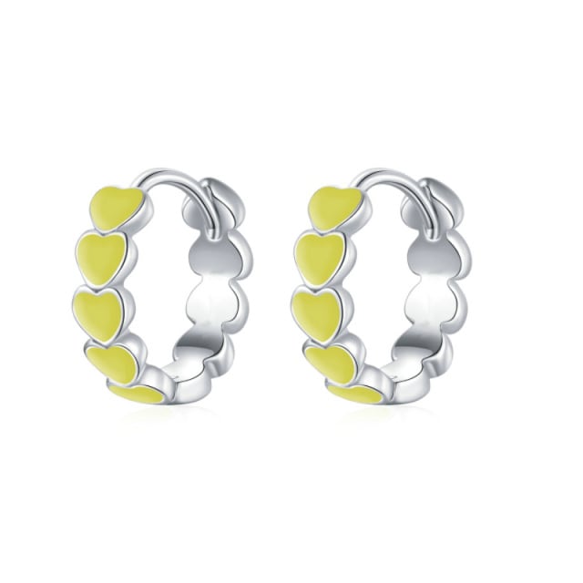 Epoxy Rainbow Love Ear Clip Compact view 5