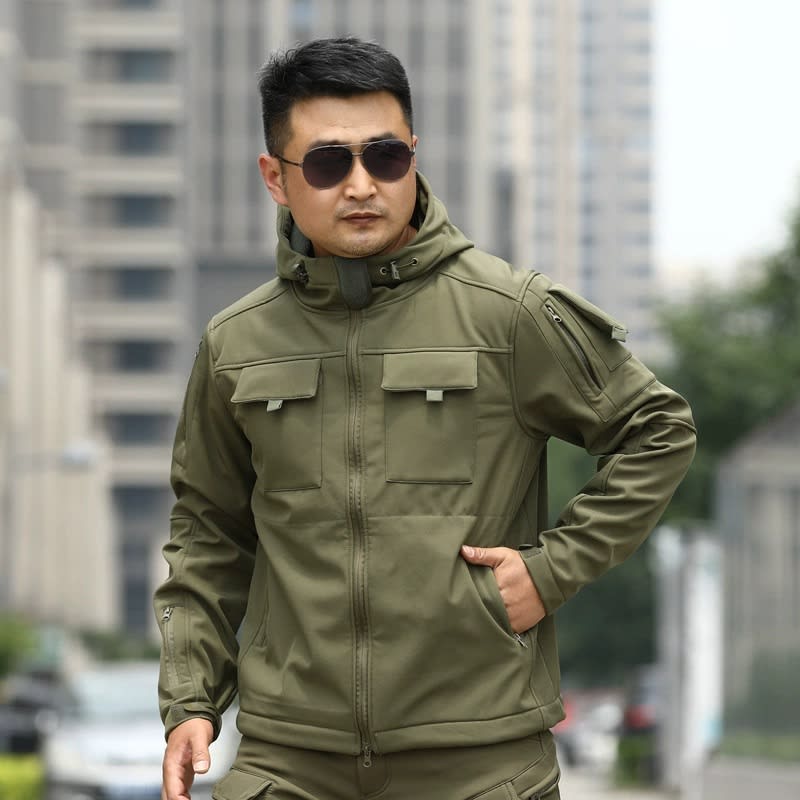 Shell Jacket Camouflage Cold Sports Outdoor Tactics Fleece Sweater view 12