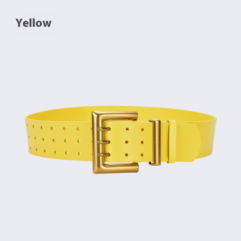 Three Button Waist Belt With Personalized Decorative Needle Buckle view 17