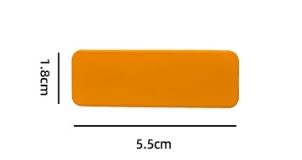Simple Hair Clip Fruit Oval Frosted One-word Net Red All-matching Girlish view 6
