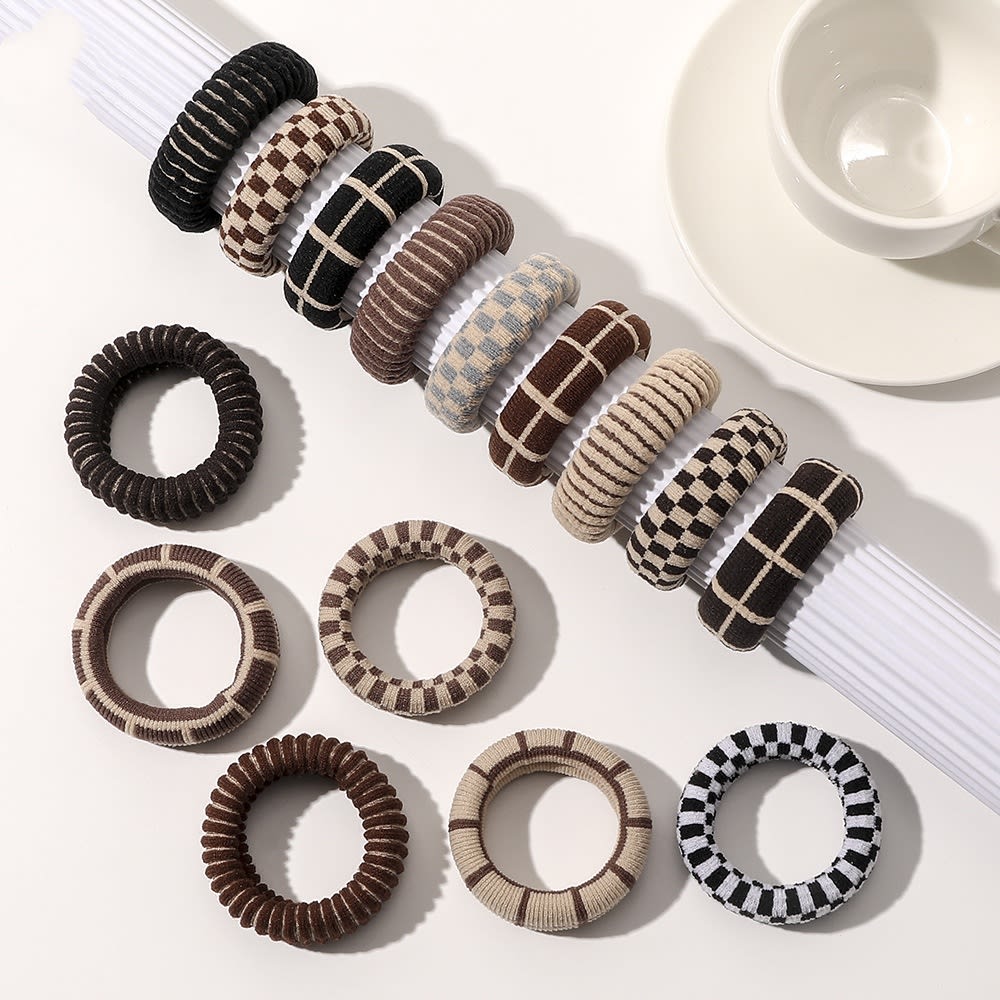 Towel Coarse Rubber Strap Simple Hair Ring view 6