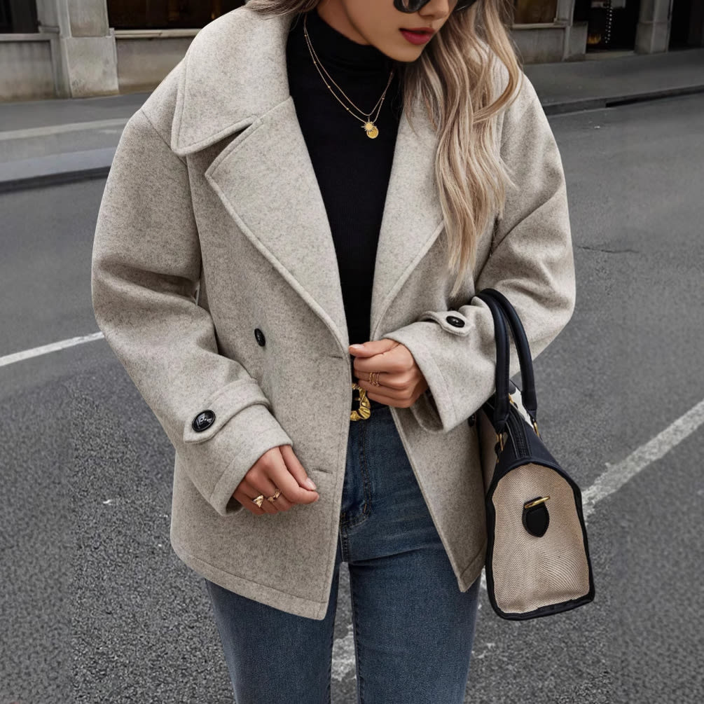 Autumn And Winter New All-matchloose Coat view 5