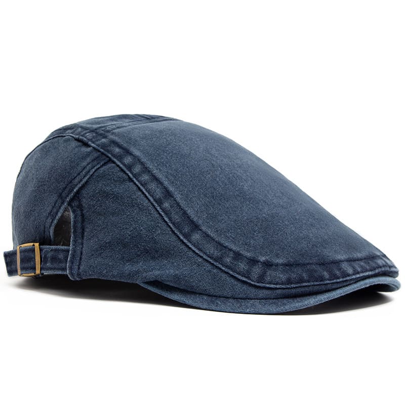 Retro Washed Denim Hat Cowboy Beret Fashion Casual Baseball Cap view 4