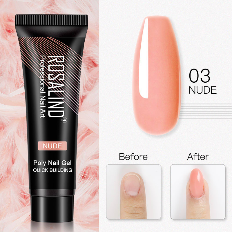 ROSALIND Manicure Extended Glue 15ml Crystal UV view 12