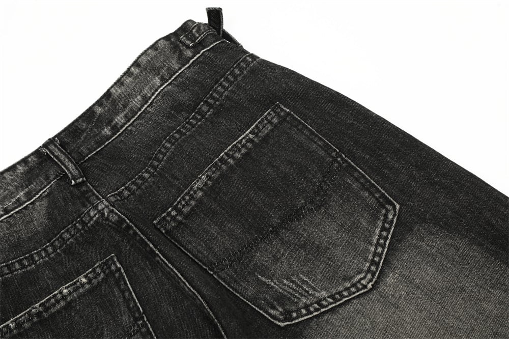 Heavy Industry Ripped Distressed Beggar Jeans view 7