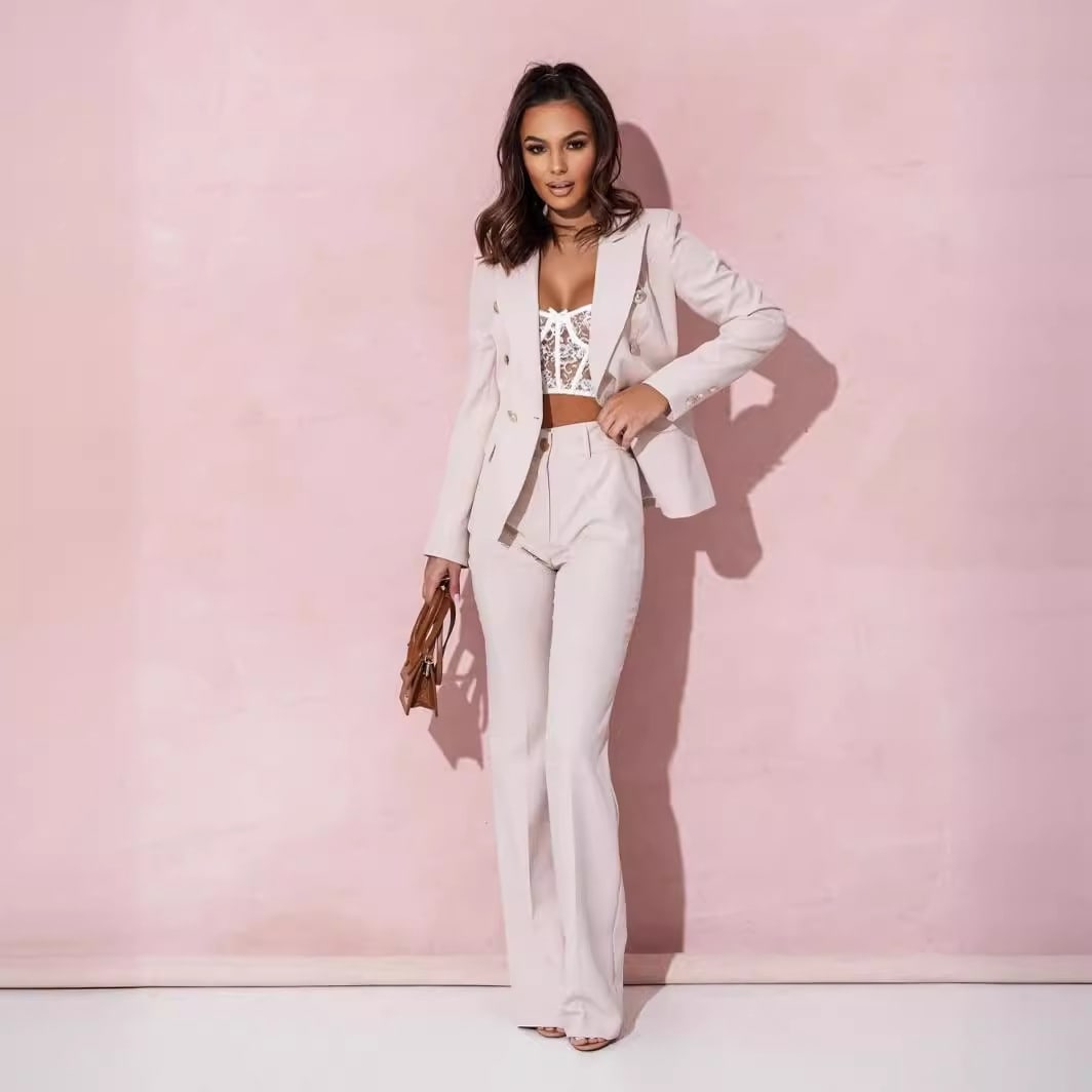 Women's Business Suit Double Breasted Suit view 13