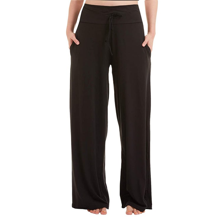 Women's Pajama Printed Wide-leg Pants High Waist view 11