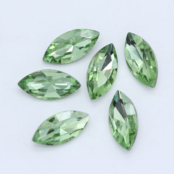 Horse Eye Crystal Pointed Glass Silver Bottom Loose Diamond view 24