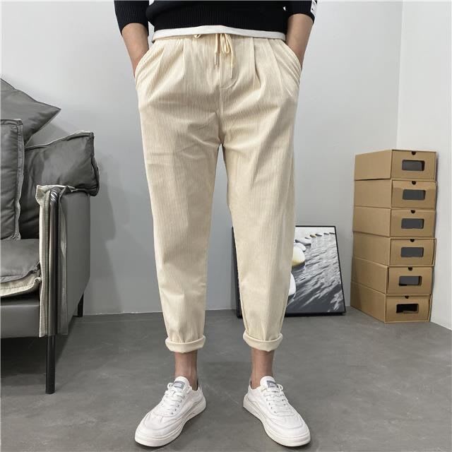Loose Casual Men's Winter Corduroy Pants view 4