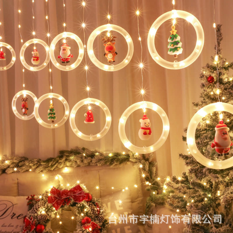 Christmas Curtain Lighting Chain Decoration view 22