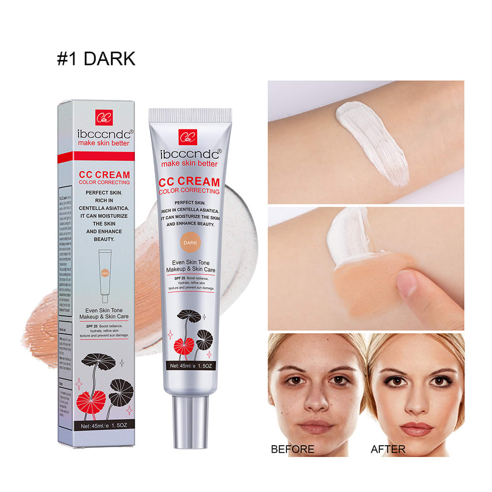 Moisturizing Correcting CC Cream Waterproof Anti-sweat Makeup Before Concealer Lasting Women Makeup Protect Skin Erborian Make view 16