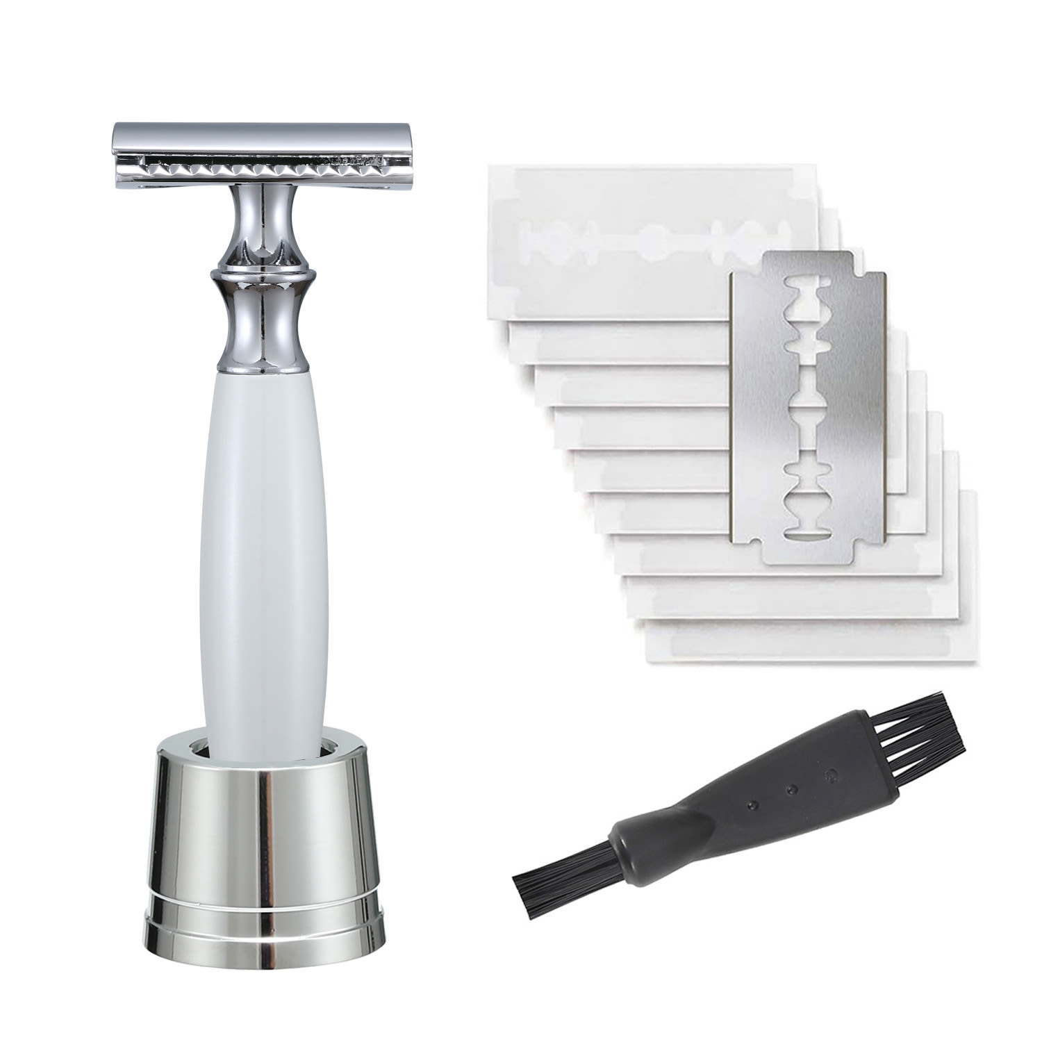 Men's Copper Manual Old-fashioned Metal Shaving Razor view 3