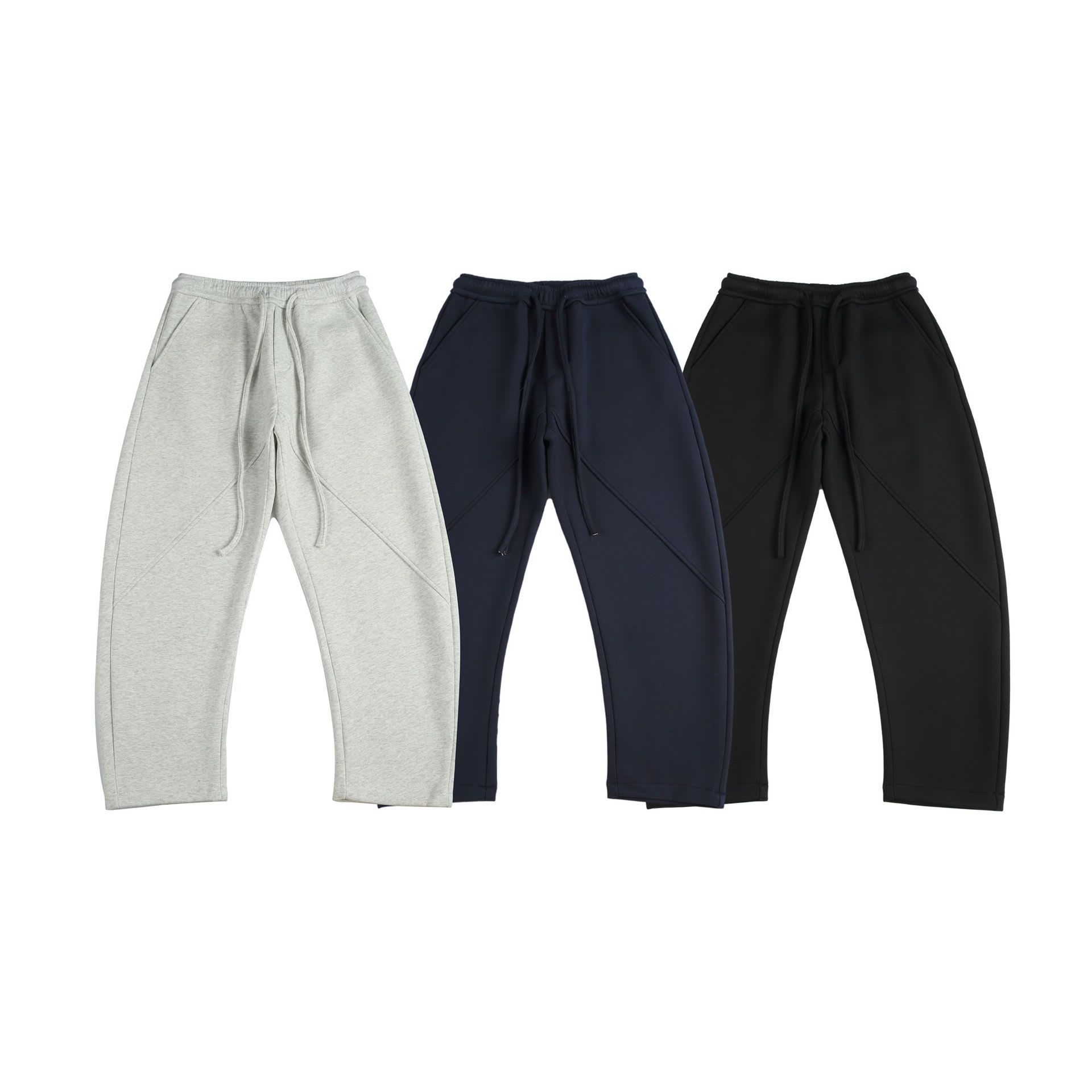 3D Cutting Loose Casual Pants Men's Trendy Long Pants view 4
