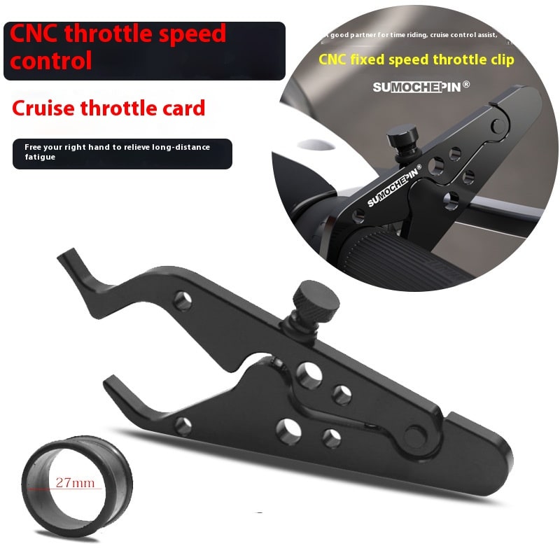 Electric Motorcycle Cruise Control Control Throttle Clip Auxiliary Holder Booster Aluminium Alloy Retrofit Accessories view 12