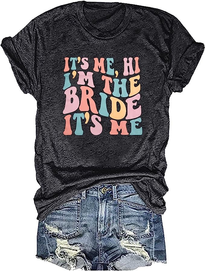 Printed Colored Cotton Women's Round Neck Short Sleeve view 5
