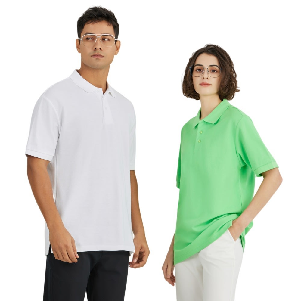 Cotton Short Sleeve Polo Shirt Work Clothes Cultural Embroidery view 3
