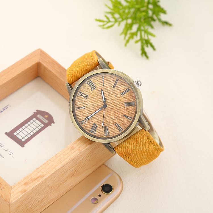 Women's Casual Denim Belt Quartz Watch view 13