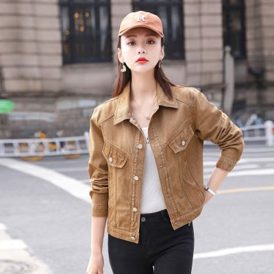 Hong Kong Style Denim Khaki Overalls view 2