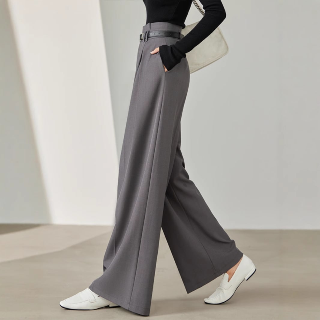 Loose Trousers Wide Leg Women's High Waist Bud-shaped Pants view 7