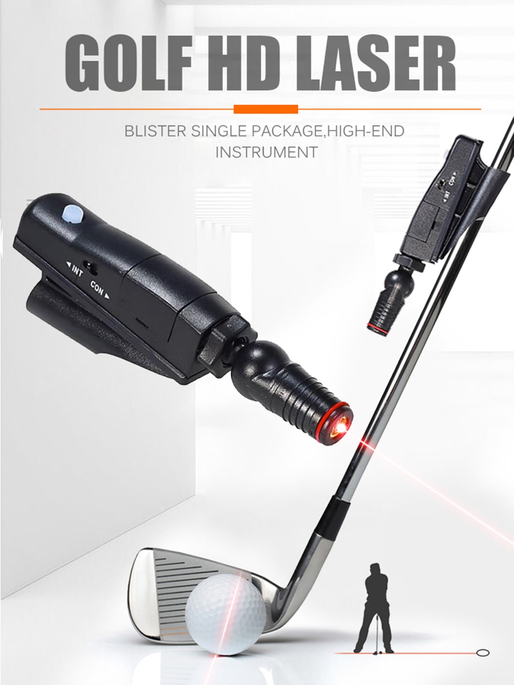 Golf Push Rod Laser Aiming Instrument Laser Sight view 14