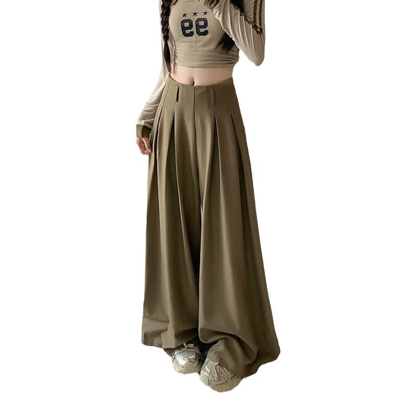 Women's Korean-style Loose Design Suit Pants Casual Pants view 4