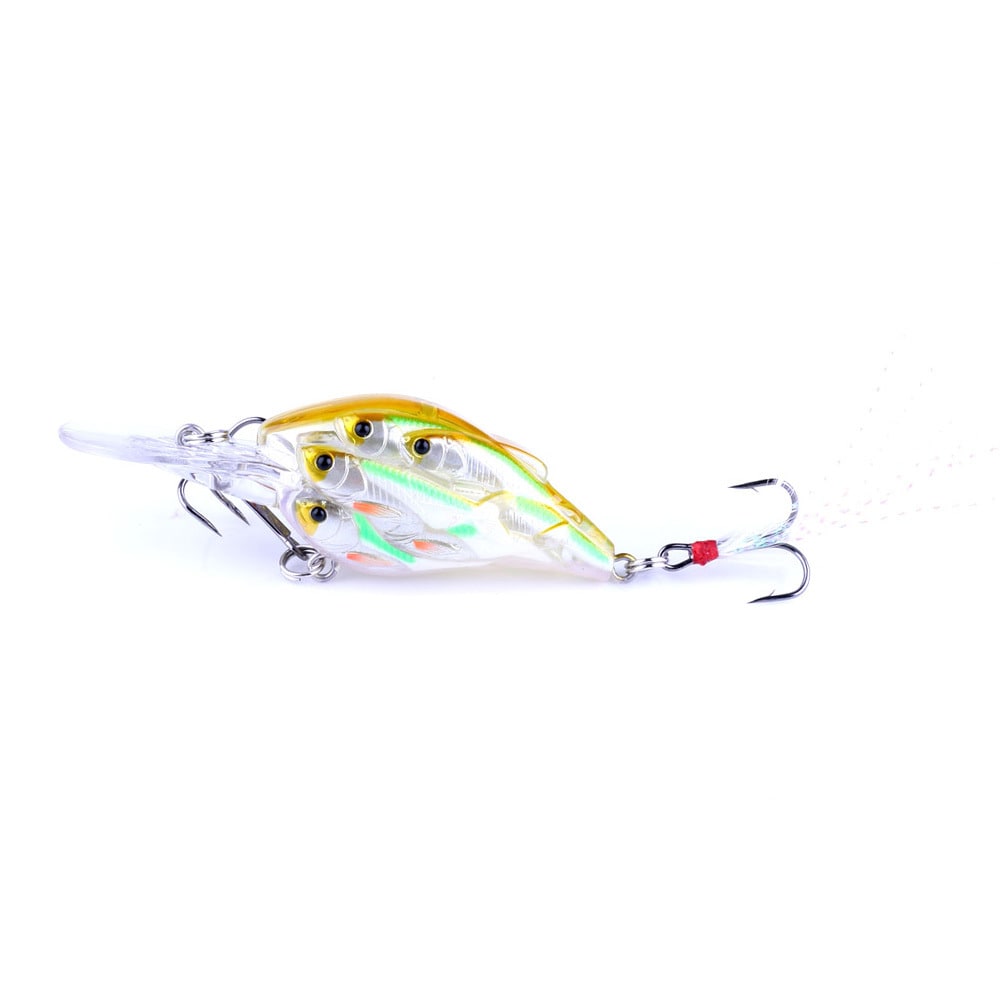 Fish Feather Hook Rock Lure Tossing Sea Fishing Floating Water Hard Bait view 13